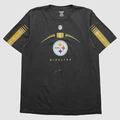 Pittsburgh Steelers Reebok 2000s T-shirt - Black Vintage cheap