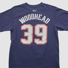 New England Patriots Reebok 2000s T-shirt - Navy Vintage for sale