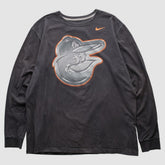 Baltimore Orioles 2010s Long Sleeve T-shirt Black Vintage
