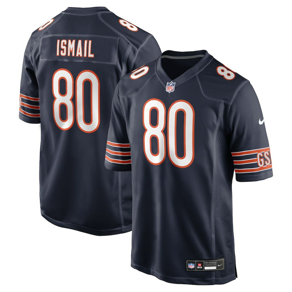 Qadir Ismail Chicago Bears Team Game Jersey - Navy sale