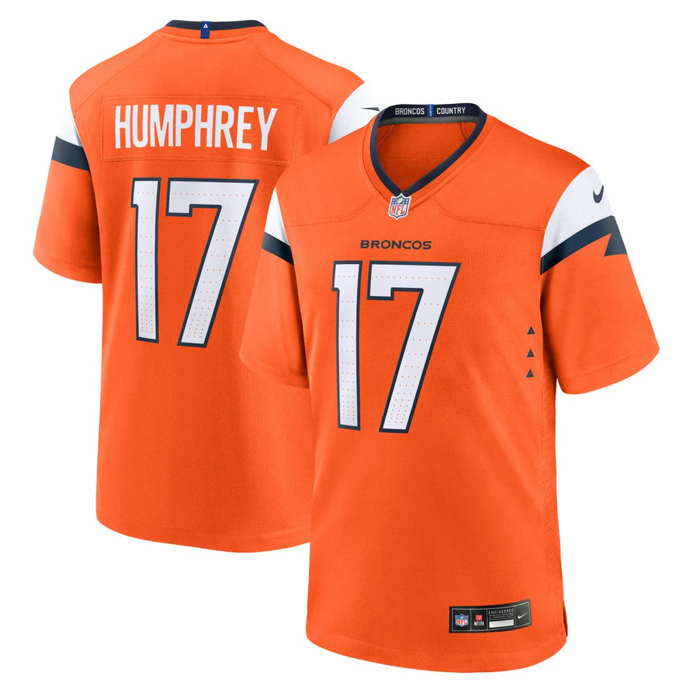 Lil'Jordan Humphrey Denver Broncos Team Game Jersey - Orange online