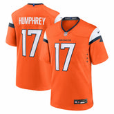 Lil'Jordan Humphrey Denver Broncos Team Game Jersey - Orange online