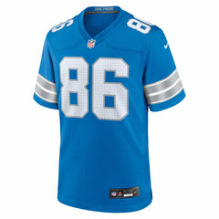 Anthony Firkser Detroit Lions Team Game Jersey - Blue on sale
