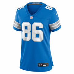 Anthony Firkser Detroit Lions Women's Team Game Jersey - Blue cheap