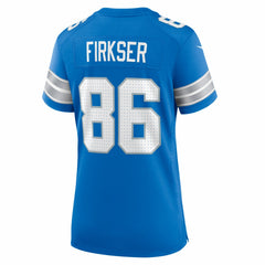Anthony Firkser Detroit Lions Women's Team Game Jersey - Blue cheap