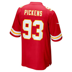 Zacch Pickens Kansas City Chiefs Team Game Jersey - Red sale