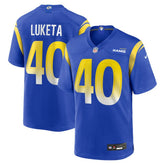 Jesse Luketa Los Angeles Rams Team Game Jersey - Royal on sale