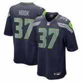 Maxen Hook Seattle Seahawks Team Game Jersey - College Navy sale