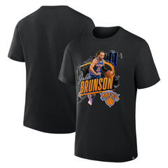 Jalen Brunson New York Knicks Start of Season T-Shirt - Black cheap