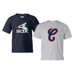 Chicago White Sox Soft as a Grape Youth Cooperstown 2-Pack T-Shirt Set Navy/Gray
