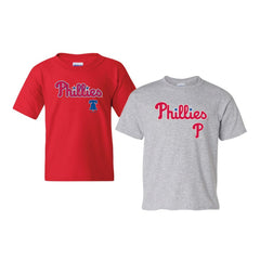 Philadelphia Phillies Soft as a Grape Youth 2-Pack Logo T-Shirt Set Red/Gray