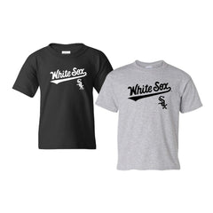 Chicago White Sox Soft as a Grape Youth 2-Pack Logo T-Shirt Set Black/Gray