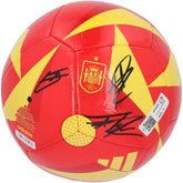 Fermin Lopez, Gavi & Pedri Spain National Team Autographed Spain Club Soccer Ball