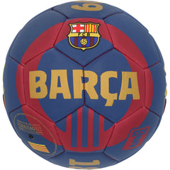 Gavi Barcelona Autographed Red/Blue Logo Soccer Ball
