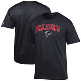Atlanta Falcons Champion Arch Over Logo T-Shirt - Black sale