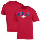 Buffalo Bills Champion Arch Over Logo T-Shirt - Red cheap
