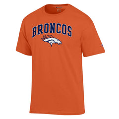 Denver Broncos Champion Arch Over Logo T-Shirt - Orange for sale