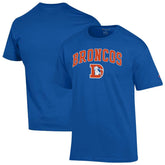 Denver Broncos Champion Arch Over Logo T-Shirt - Royal cheap