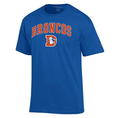 Denver Broncos Champion Arch Over Logo T-Shirt - Royal cheap