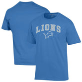 Detroit Lions Champion Arch Over Logo T-Shirt - Blue cheap