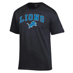 Detroit Lions Champion Arch Over Logo T-Shirt - Black sale