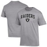 Las Vegas Raiders Champion Arch Over Logo T-Shirt - Gray cheap