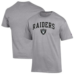 Las Vegas Raiders Champion Arch Over Logo T-Shirt - Gray cheap
