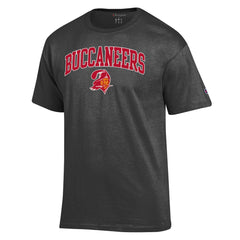 Tampa Bay Buccaneers Champion Arch Over Logo T-Shirt - Heather Charcoal for sale