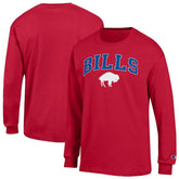 Buffalo Bills Champion Arch Over Logo Long Sleeve T-Shirt - Red discount
