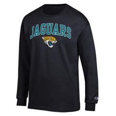 Jacksonville Jaguars Champion Arch Over Logo Long Sleeve T-Shirt - Black cheap