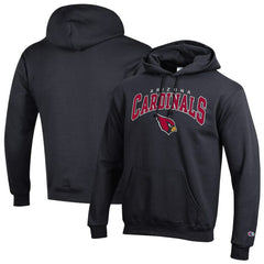 Arizona Cardinals Champion Powerblend Arch over Logo Hoodie - Black discount