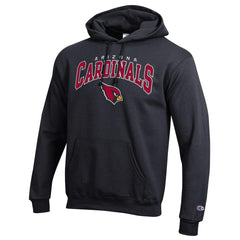 Arizona Cardinals Champion Powerblend Arch over Logo Hoodie - Black discount