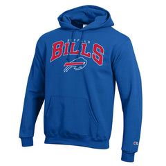 Buffalo Bills Champion Powerblend Arch over Logo Hoodie - Royal online