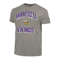 Minnesota Vikings Champion Ultimate Tri-Blend T-Shirt - Heather Charcoal cheap