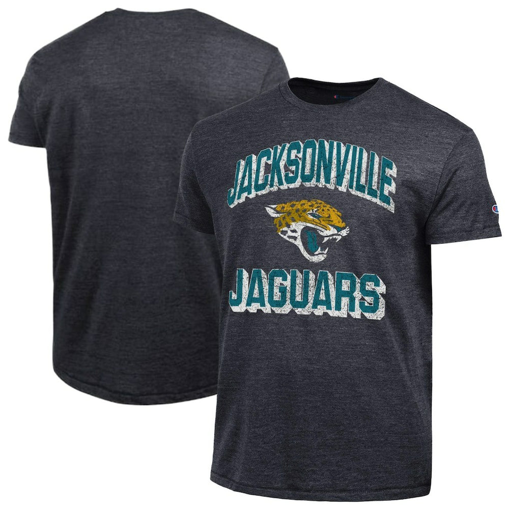 Jacksonville Jaguars Champion Ultimate Tri-Blend T-Shirt - Heather Black on sale