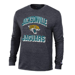 Jacksonville Jaguars Champion Ultimate Tri-Blend Long Sleeve T-Shirt - Heather Black for sale