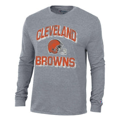 Cleveland Browns Champion Ultimate Tri-Blend Long Sleeve T-Shirt - Charcoal on sale