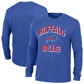 Buffalo Bills Champion Ultimate Tri-Blend Long Sleeve T-Shirt - Heather Royal cheap