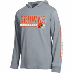 Cleveland Browns Champion All Star Hoodie T-Shirt - Heather Gray discount