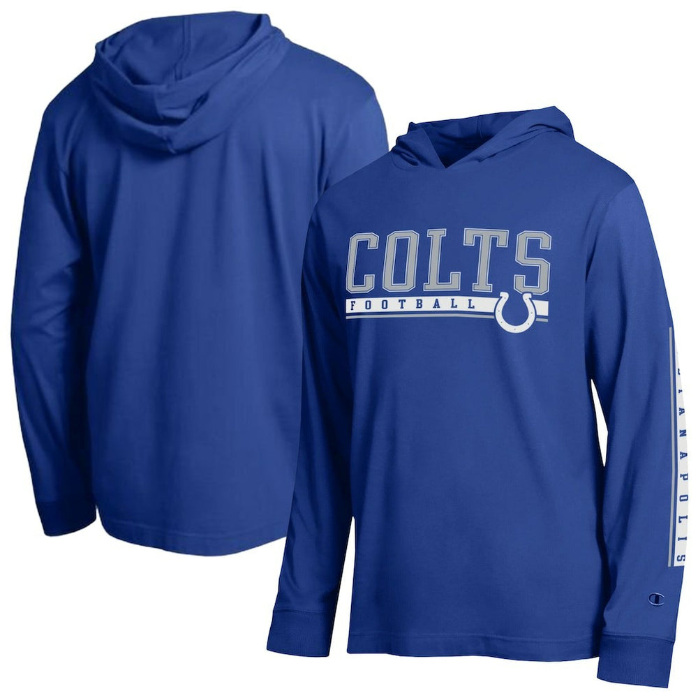 Indianapolis Colts Champion All Star Hoodie T-Shirt - Royal on sale