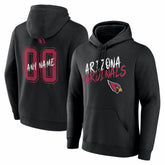 Arizona Cardinals Hustle Personalized Name & Number Hoodie - Black cheap