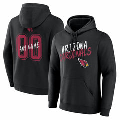 Arizona Cardinals Hustle Personalized Name & Number Hoodie - Black cheap