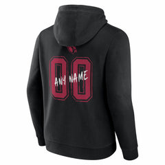 Arizona Cardinals Hustle Personalized Name & Number Hoodie - Black cheap