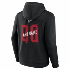 Atlanta Falcons Hustle Personalized Name & Number Hoodie - Black on sale