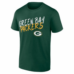 Green Bay Packers Hustle Personalized Name & Number T-Shirt - Green cheap