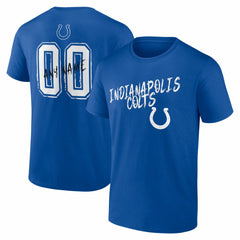 Indianapolis Colts Hustle Personalized Name & Number T-Shirt - Royal online