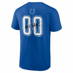 Indianapolis Colts Hustle Personalized Name & Number T-Shirt - Royal online