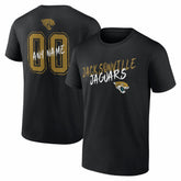 Jacksonville Jaguars Hustle Personalized Name & Number T-Shirt - Black discount