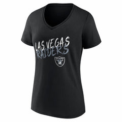 Las Vegas Raiders Women's Hustle Personalized Name & Number V-Neck T-Shirt - Black online