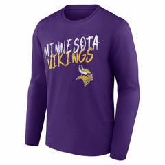 Minnesota Vikings Hustle Personalized Name & Number Long Sleeve T-Shirt - Purple online